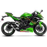 LeoVince Corsa S ブラックレーシングスリップオン ニンジャ ZX-4R
