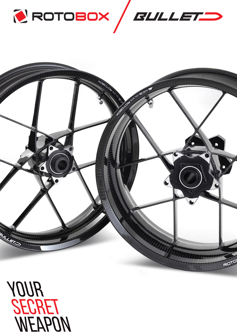 ROTOBOX BULLET (KTM用) カーボンホイールセット F17x3.5 + R17x6.0