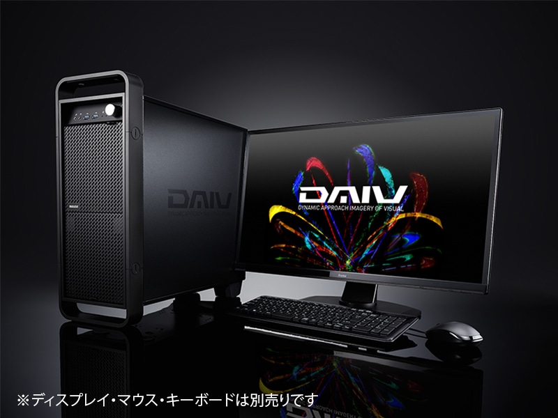 DAIV A7 [ Windows 11 ] 高解像度の動画編集や多重レイヤー処理も快適