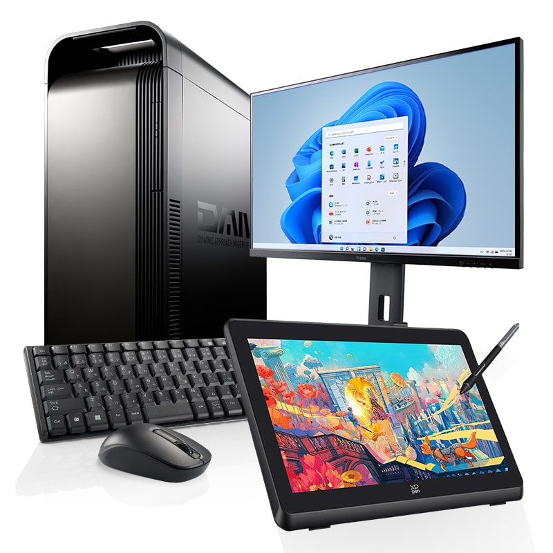 DAIV FX-I7G60 (イラスト向け液晶ペンタブレットセット) │ マウス