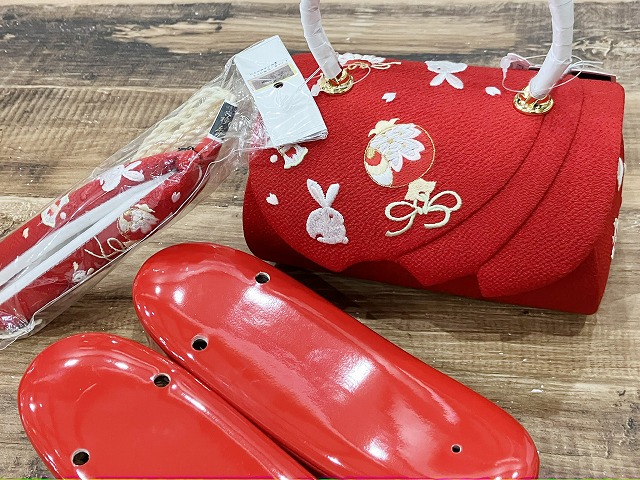 七五三 草履バッグセット ぞうり バッグ 女の子 女児 キッズ ガール 3