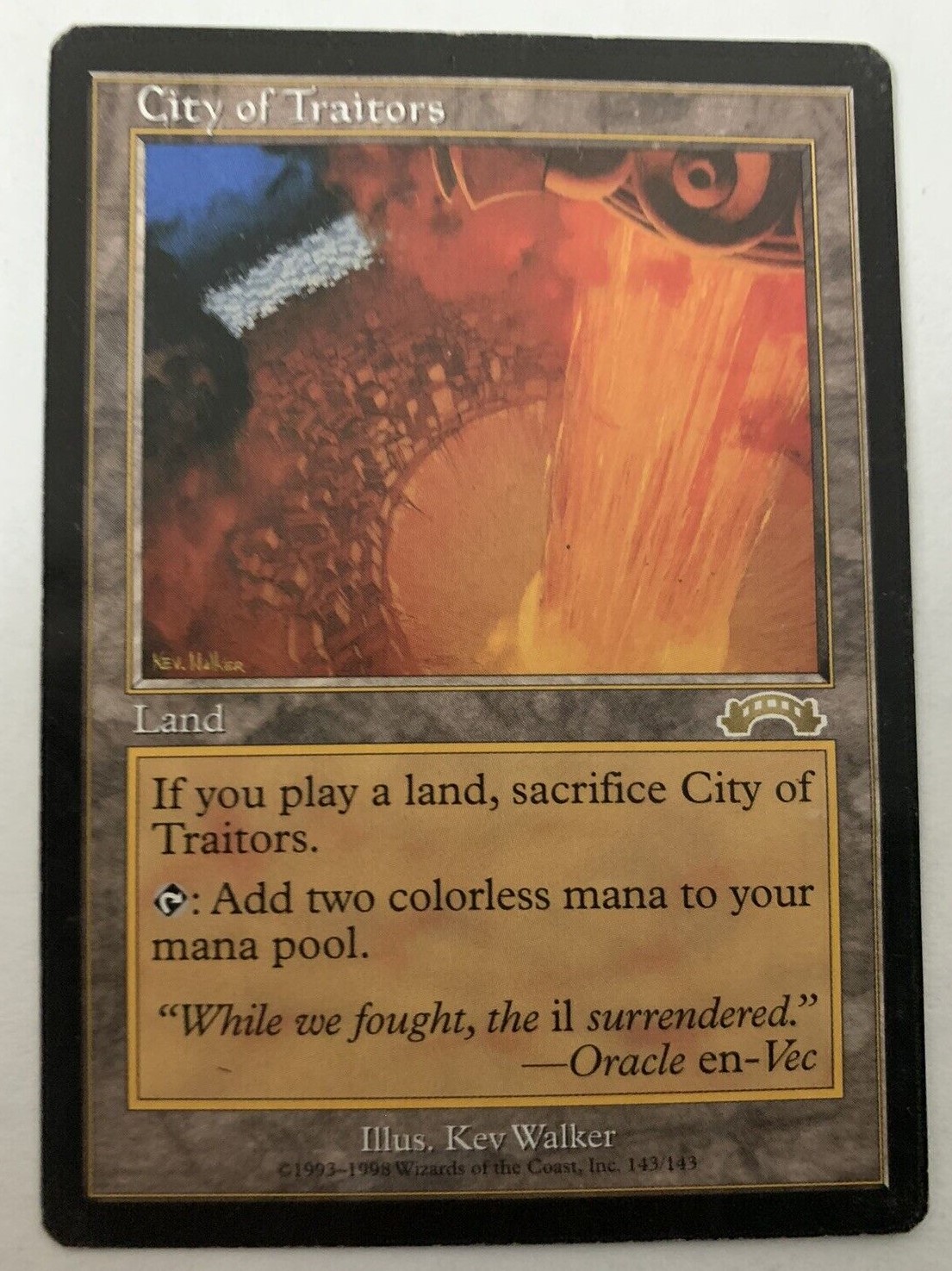 City of Traitors Exodus | MTG Magic the Gathering rare land