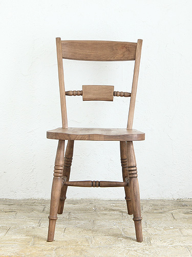 英国スタイル家具 ダイニングチェア バーバック MGオイル塗装 【開梱