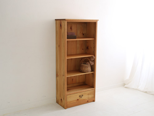国産オーダー家具 ラスティックパイン パイン材 ブックシェルフ