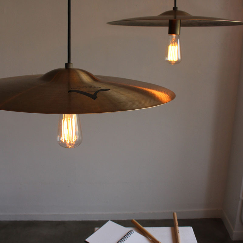 キャンペーン電球付き Aジルジャン16インチ ペンダント照明 シンバル