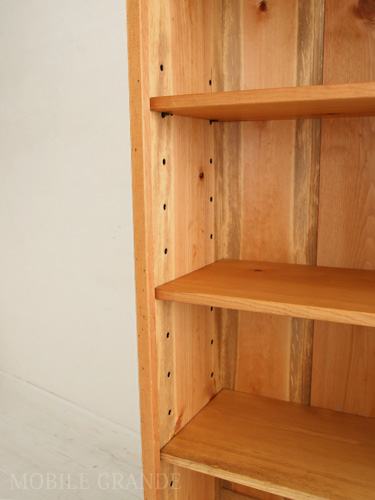 国産オーダー家具 ラスティックパイン パイン材 ブックシェルフ