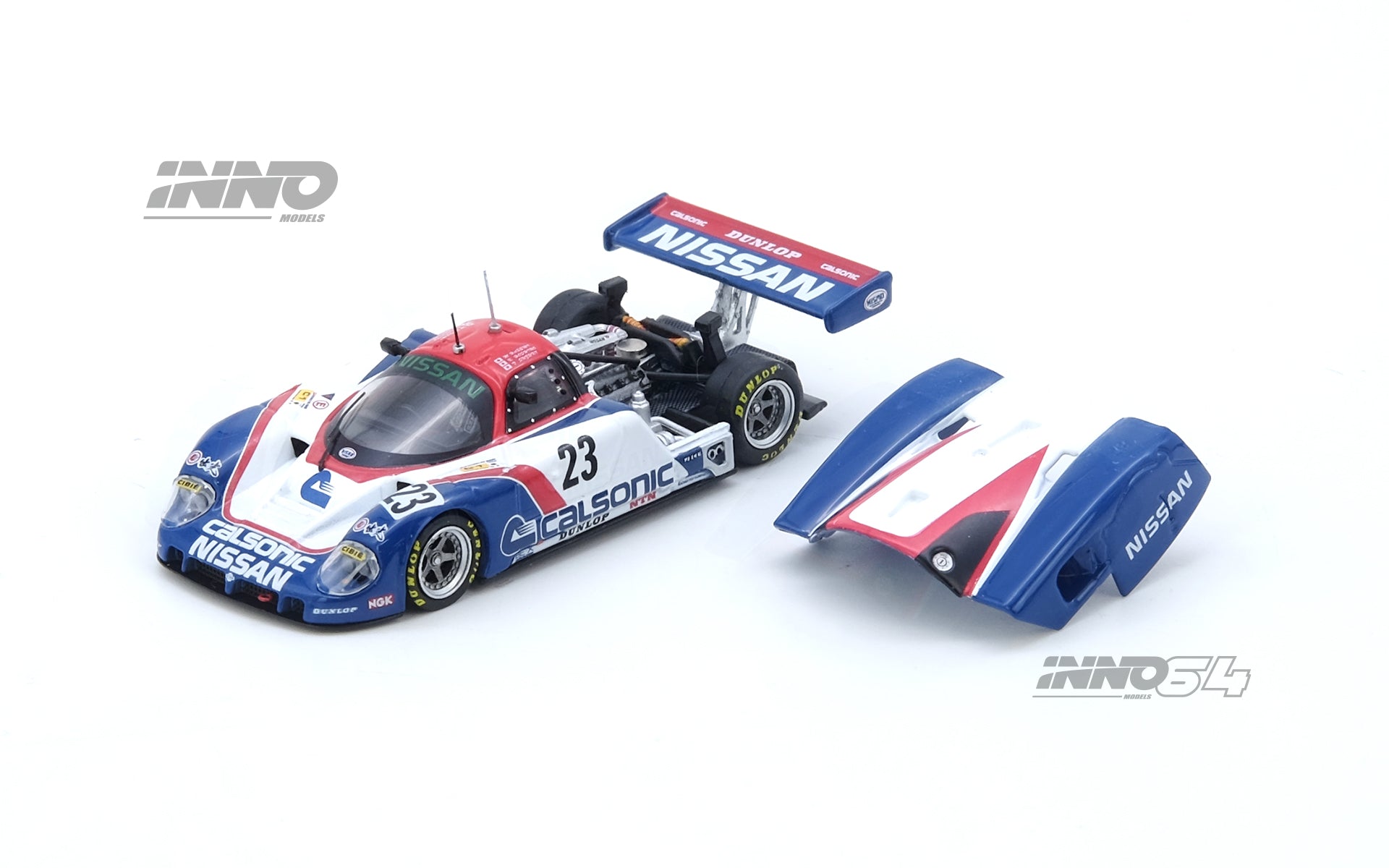 INNO64 1:64 Nissan R89C Le Mans 1989 No23 Masahiro Hasemi