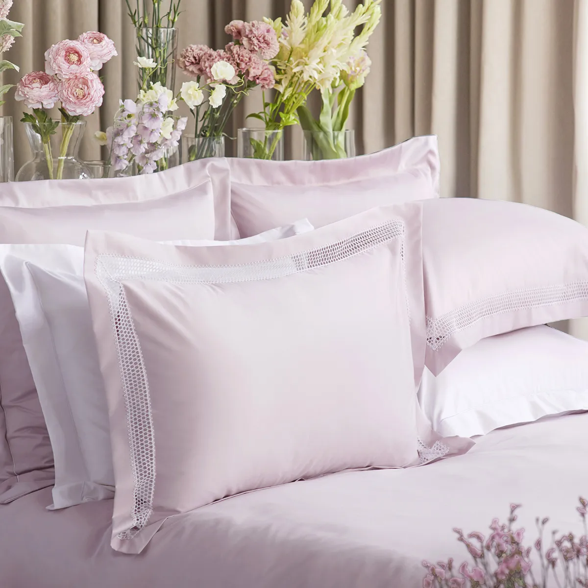 ピローケース | 包み型スタンダード | 50×70cm | 400TC クラシックチェーン