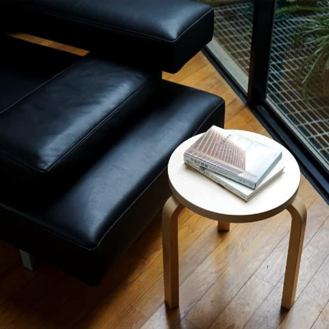 Artek スツール 60 ハニーステイン(ハニーステイン)：ホーム