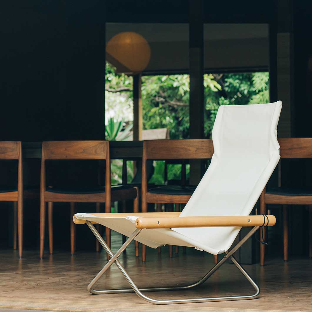 Nychair X ナチュラル／ホワイト(ナチュラル／ホワイト)：ホーム