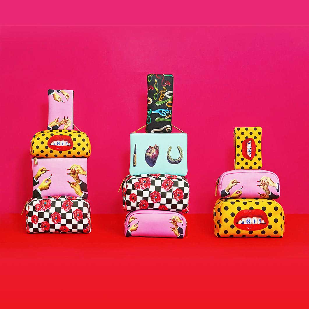 Seletti Toiletpaper アメニティポーチ Roses(Roses)：ファッション