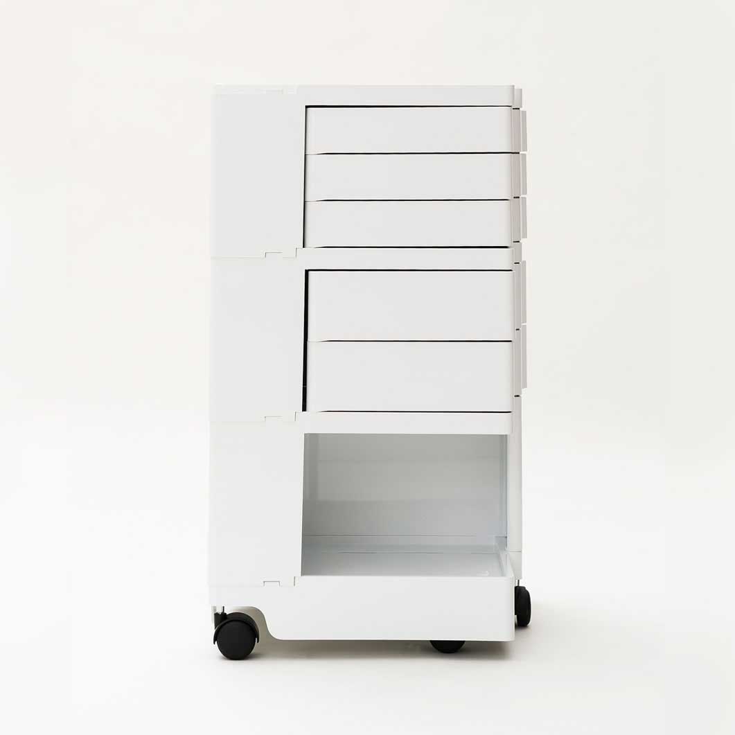 ボビーワゴン 3段5トレイ ブラック(ブラック)：ホーム