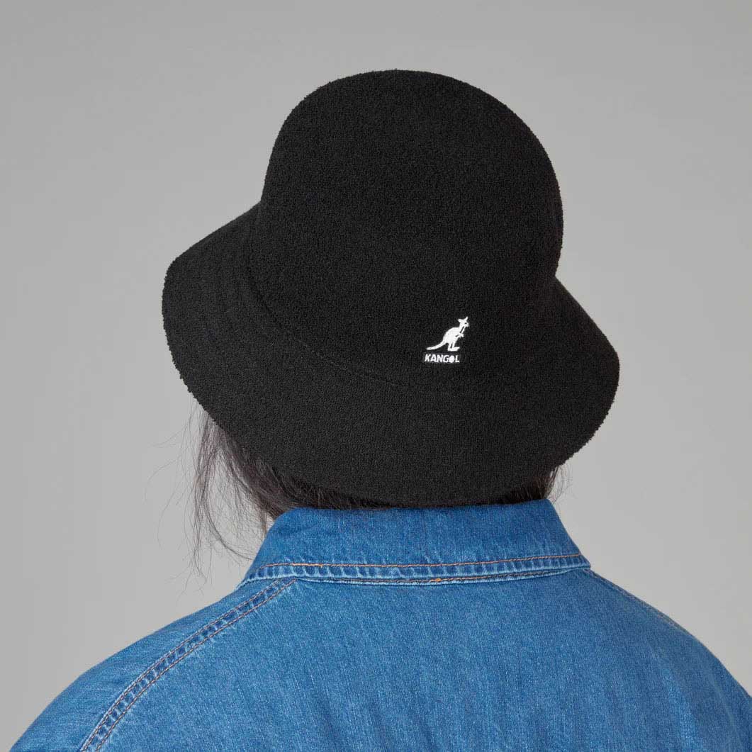 MoMA Kangol バケットハット ブラック XL(XL)：ファッション