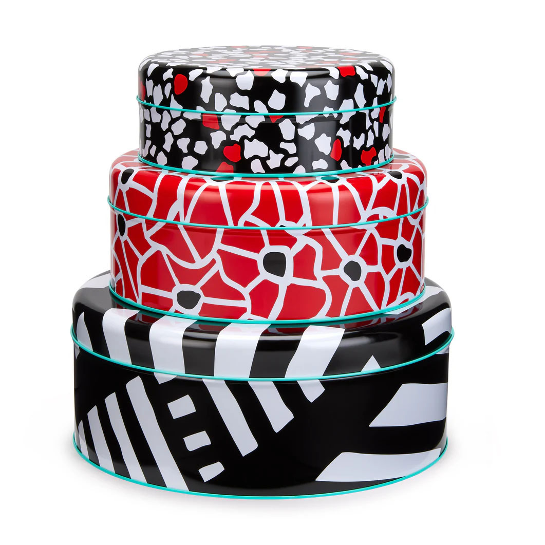 George Sowden ネスティング ブリキ缶 3個セット(3個セット)：ホーム