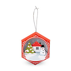 MoMA クリスマスカード2024 スノーマン オーナメント(1枚)：クリスマス