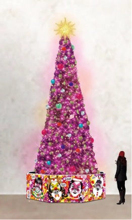 数量限定コラボスーベニアカップ＆コラボクリスマスツリーが登場