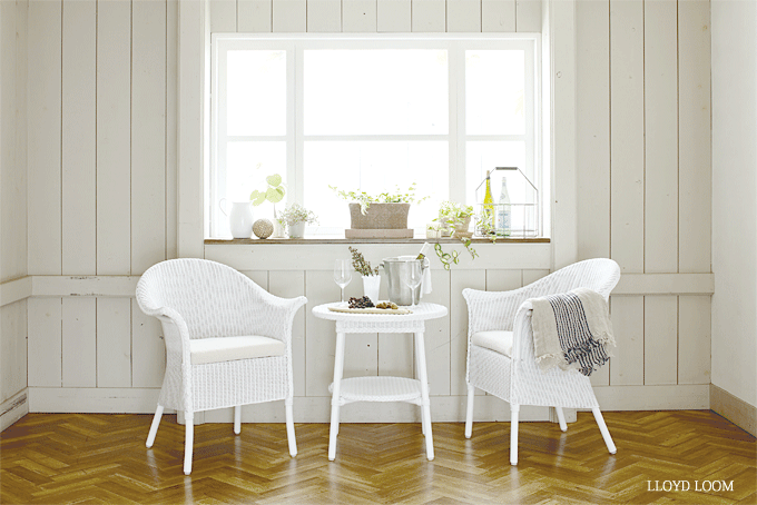 LLOYD LOOM ロイドルーム アームチェア ダイニングテーブル 英国 枝