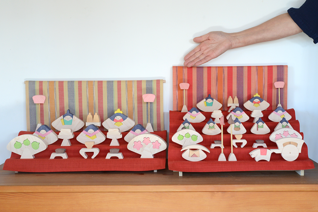 小黒三郎ひな人形】円びな三段飾りと円びな五段飾り(小)をご紹介