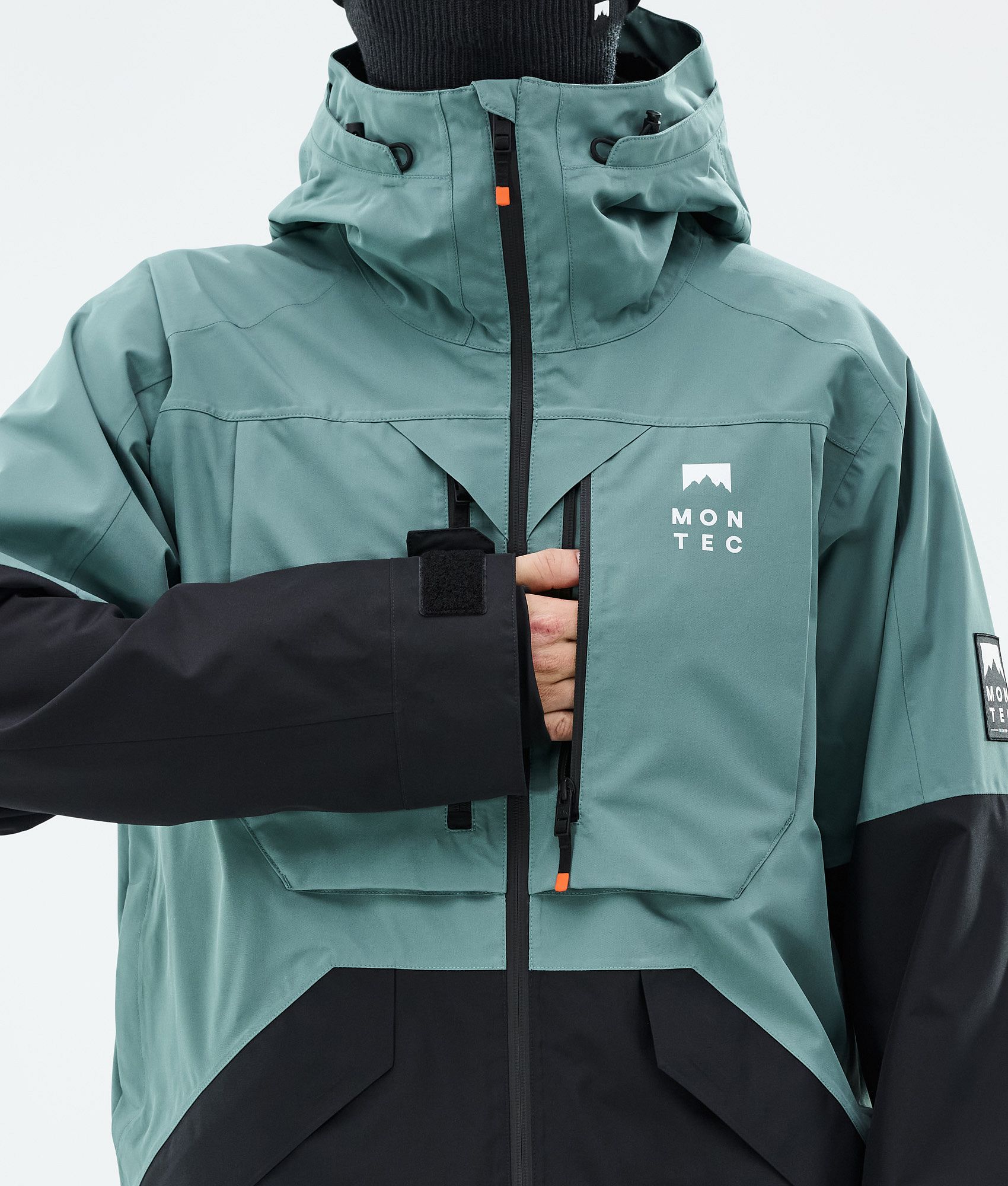Montec Arch スキージャケット メンズ Atlantic/Black - グリーン