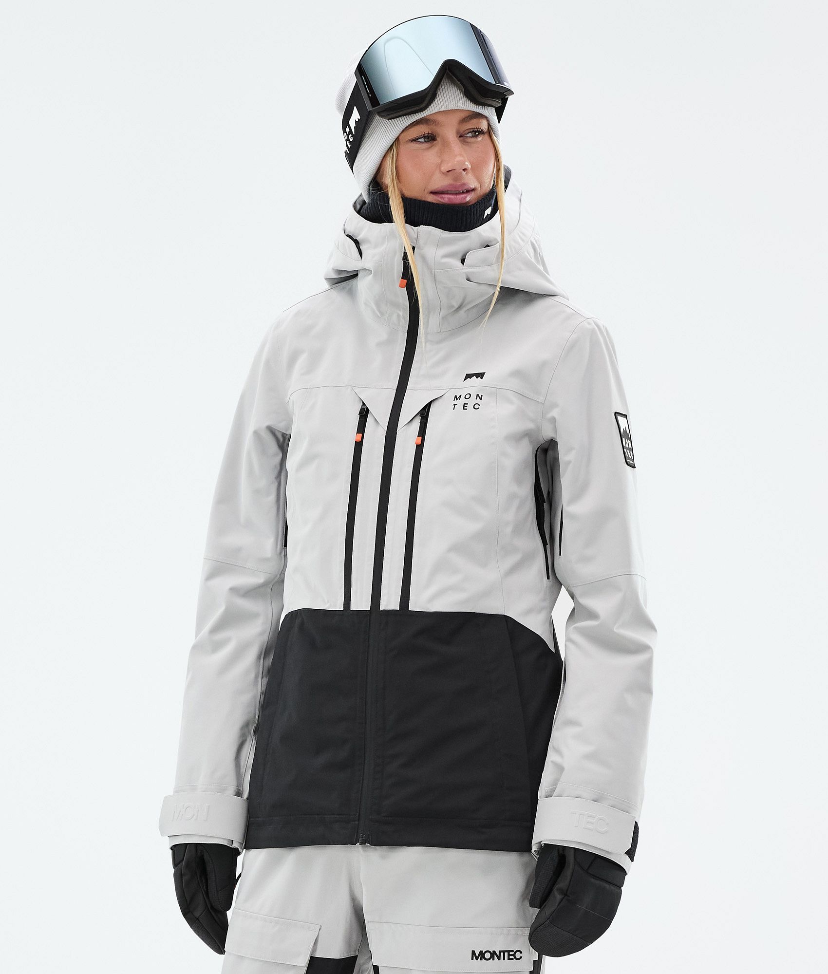 Montec Moss W スノーボードジャケット レディース Light Grey/Black