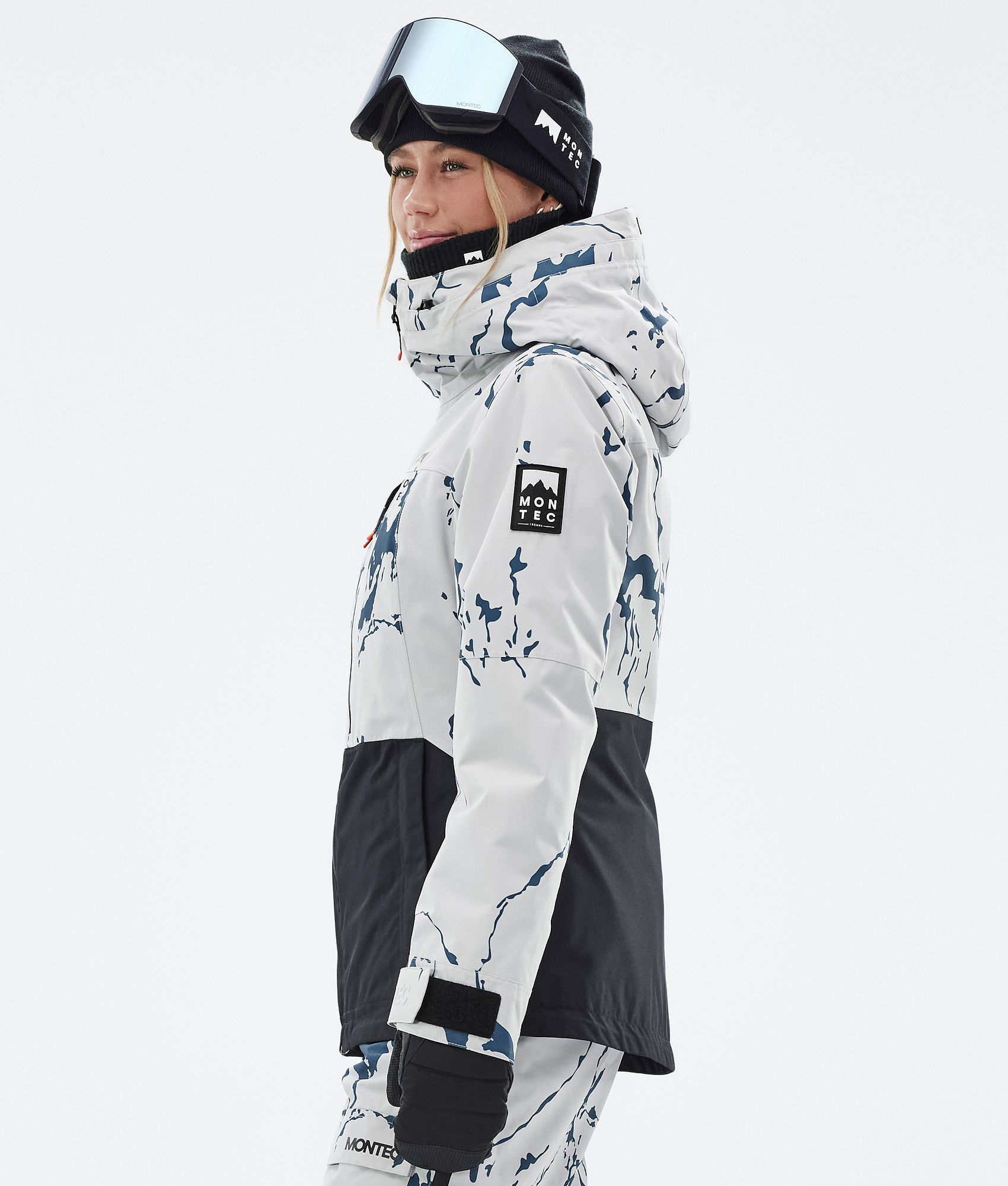 Montec Moss W Ski Jacket Women Ice/Black | Montecwear.com
