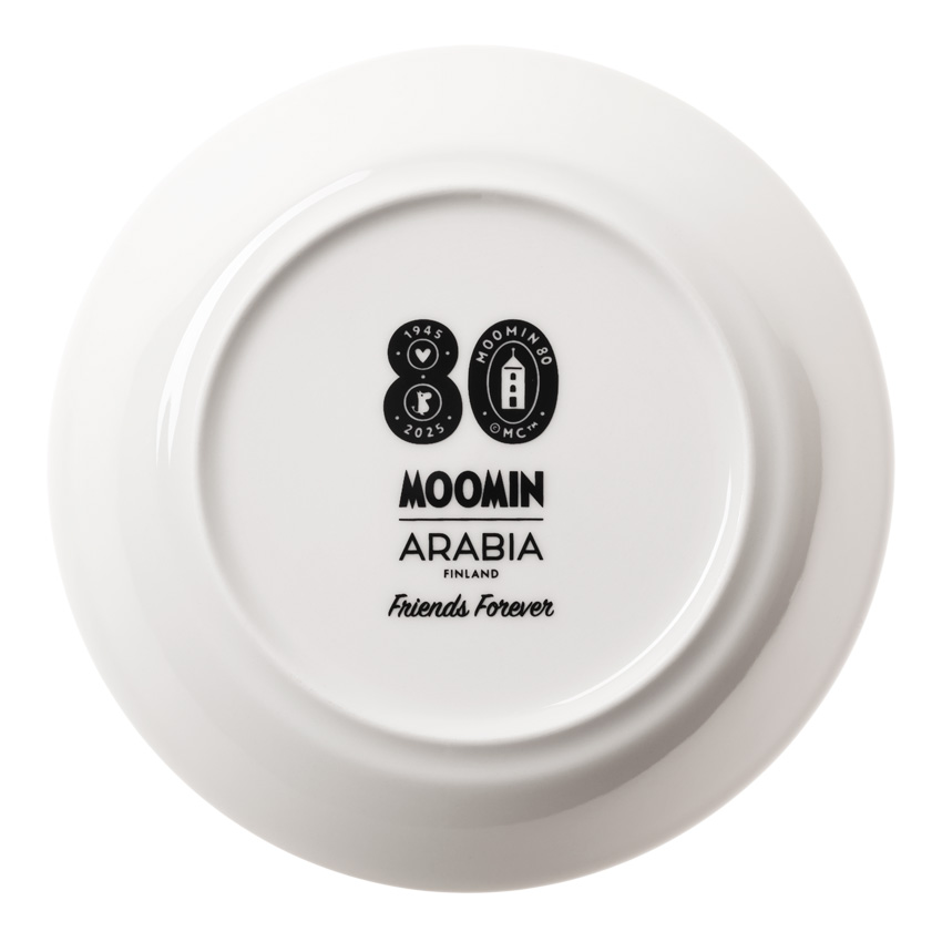 ムーミン クラシック プレート 15cm フレンズフォーエバー 80周年