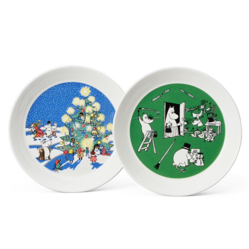 ムーミン コレクターズ プレートセット ドローイング&クリスマス