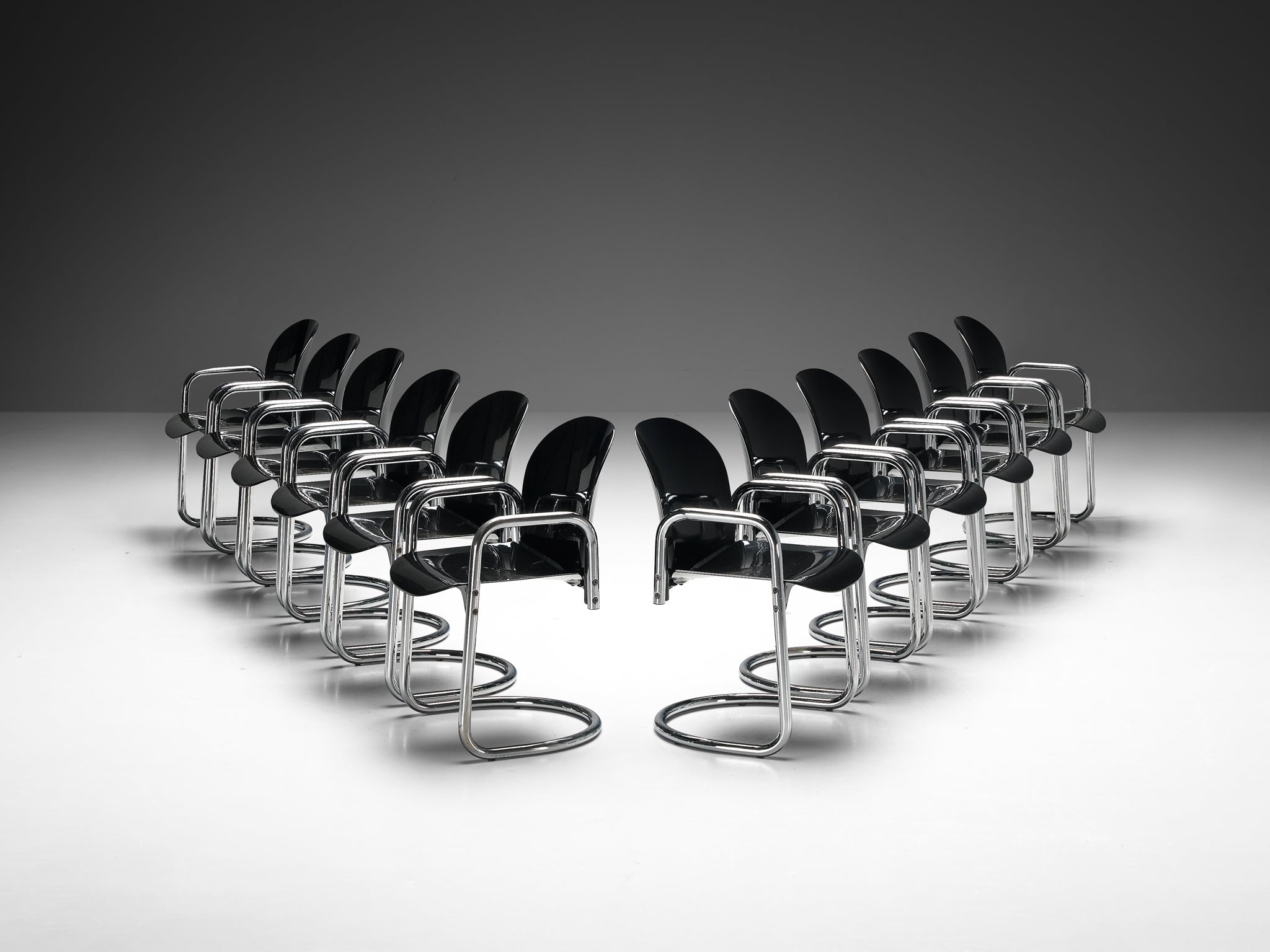 Afra & Tobia Scarpa for B&B Italia 'Dialogo Dessau' Dining Chairs