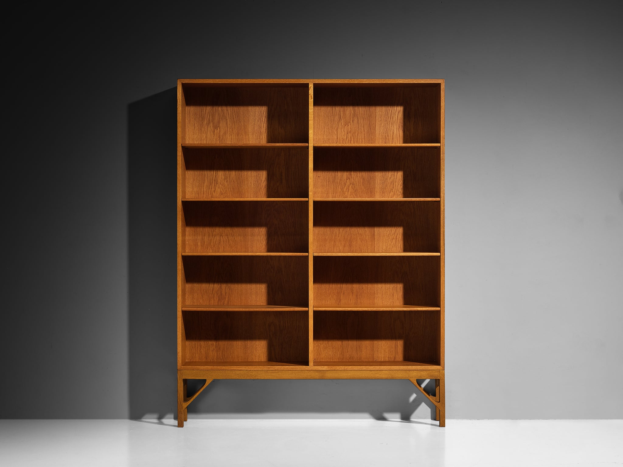 Børge Mogensen Bookcase in Oak with Open Shelving