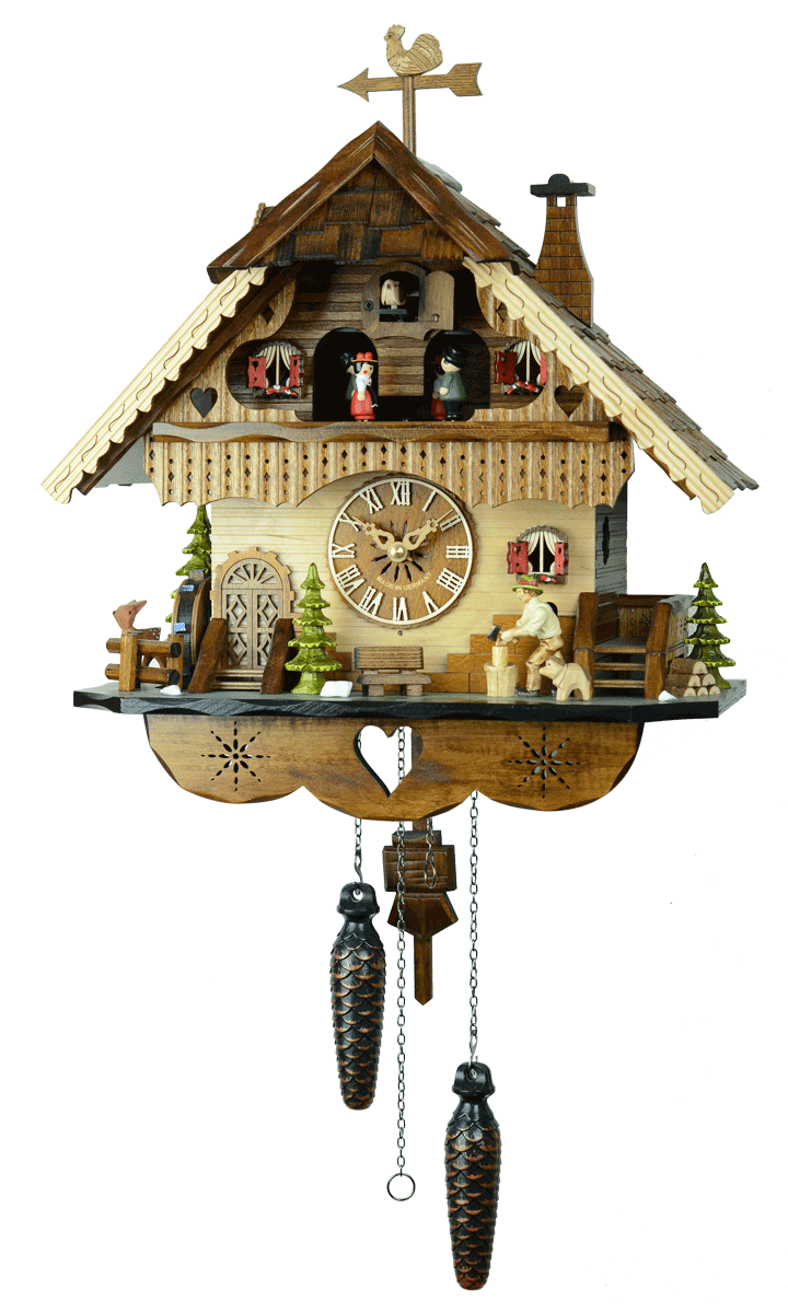 特集から選ぶ鳩時計】 :: 【受注生産】クォーツ式鳩時計風見鶏の