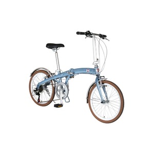 折りたたみ自転車 20インチ/ブルー(青) シマノ7段変速 重さ13.0kg