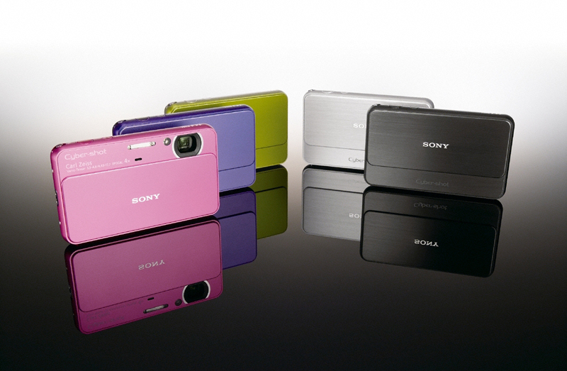 ファッション性の高い薄型デジカメ「サイバーショット DSC-T99