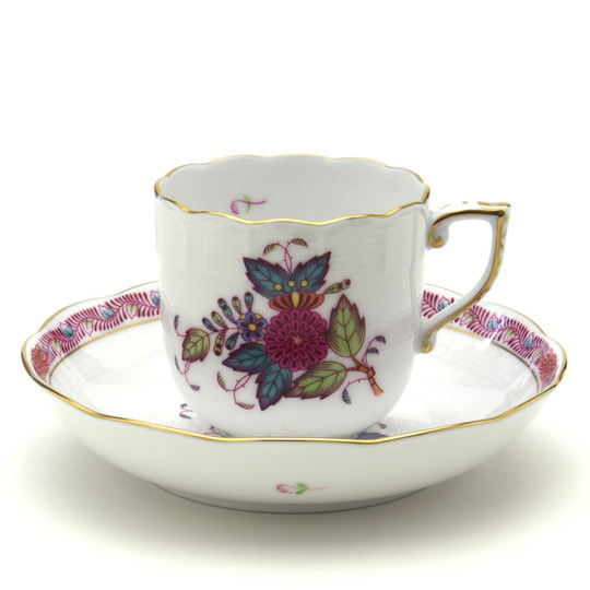 ヘレンド(Herend) コーヒーカップ(160cc)&ソーサー アポニーフラワー