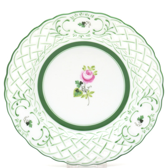 50%Off】ヘレンド(Herend) ウィーンの薔薇(08437/VRH) 飾り皿(直径