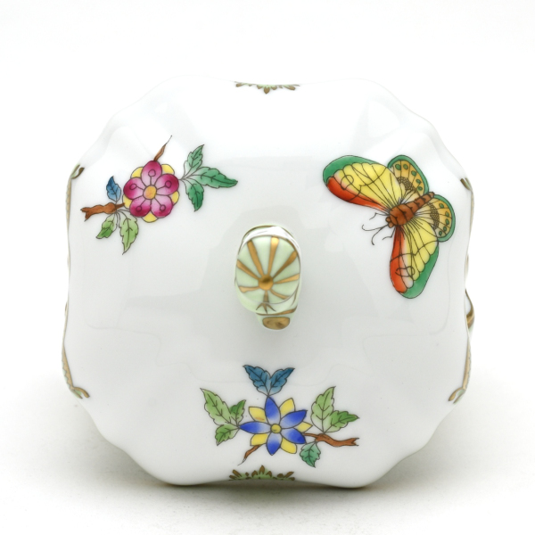 ヘレンド(Herend) ボンボン入れ(高さ:7.8cm)マンダリン飾り