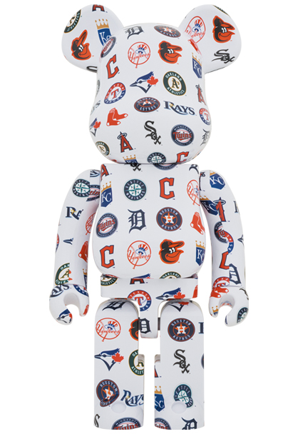 MEDICOM TOY - BE@RBRICK MLB AMERICAN LEAGUE (TM) 1000％