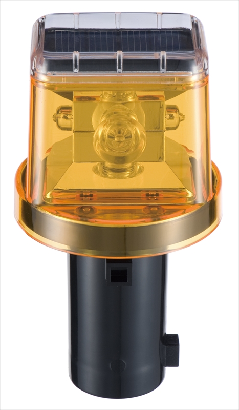 ソーラー式LED工事灯 ソーラースターミニ オレンジ LE-130-O-R/R 工事