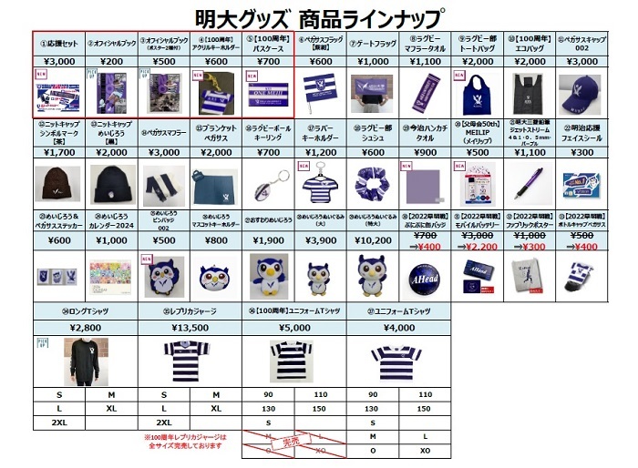 1/13(土)第60回全国大学ラグビーフットボール選手権大会決勝（対 帝京