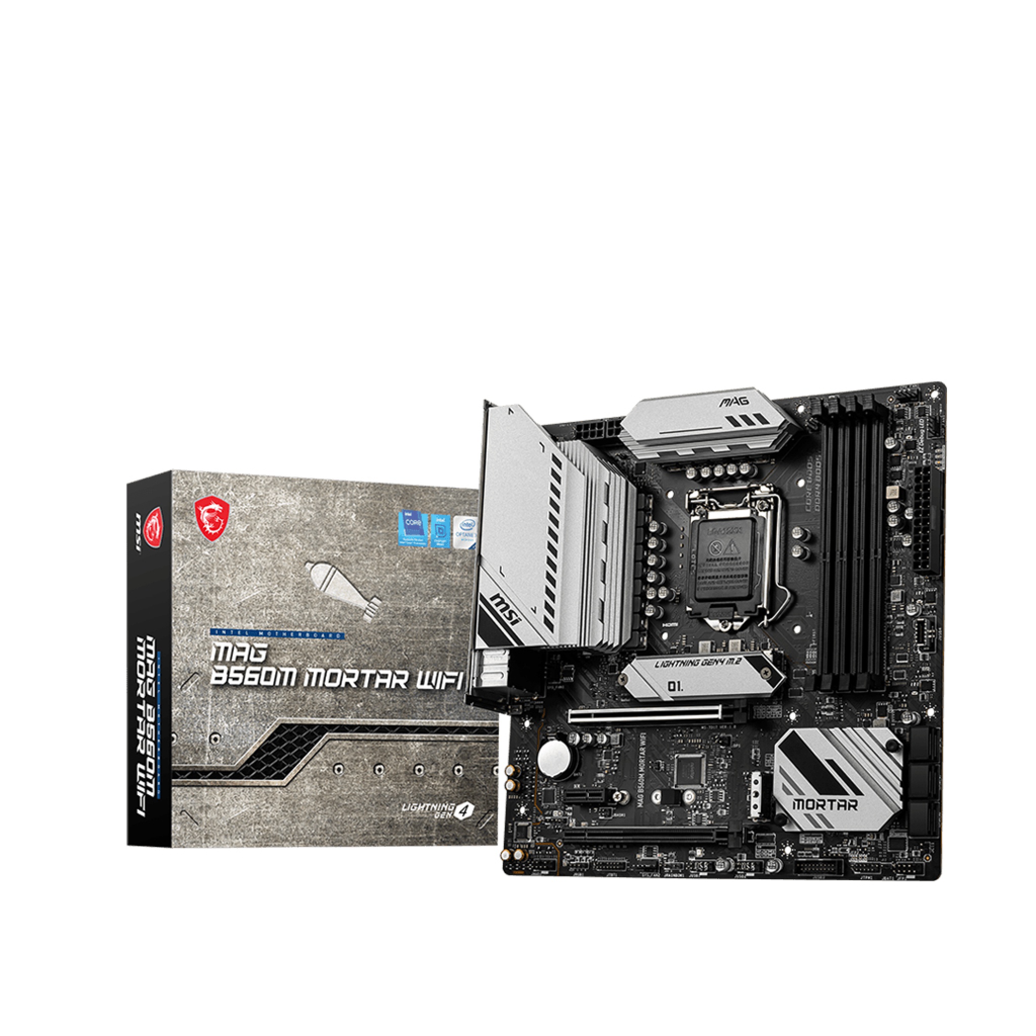 MSI MAG B560M Mortar Wifi LGA 1200 Micro ATX DDR4 Motherboard
