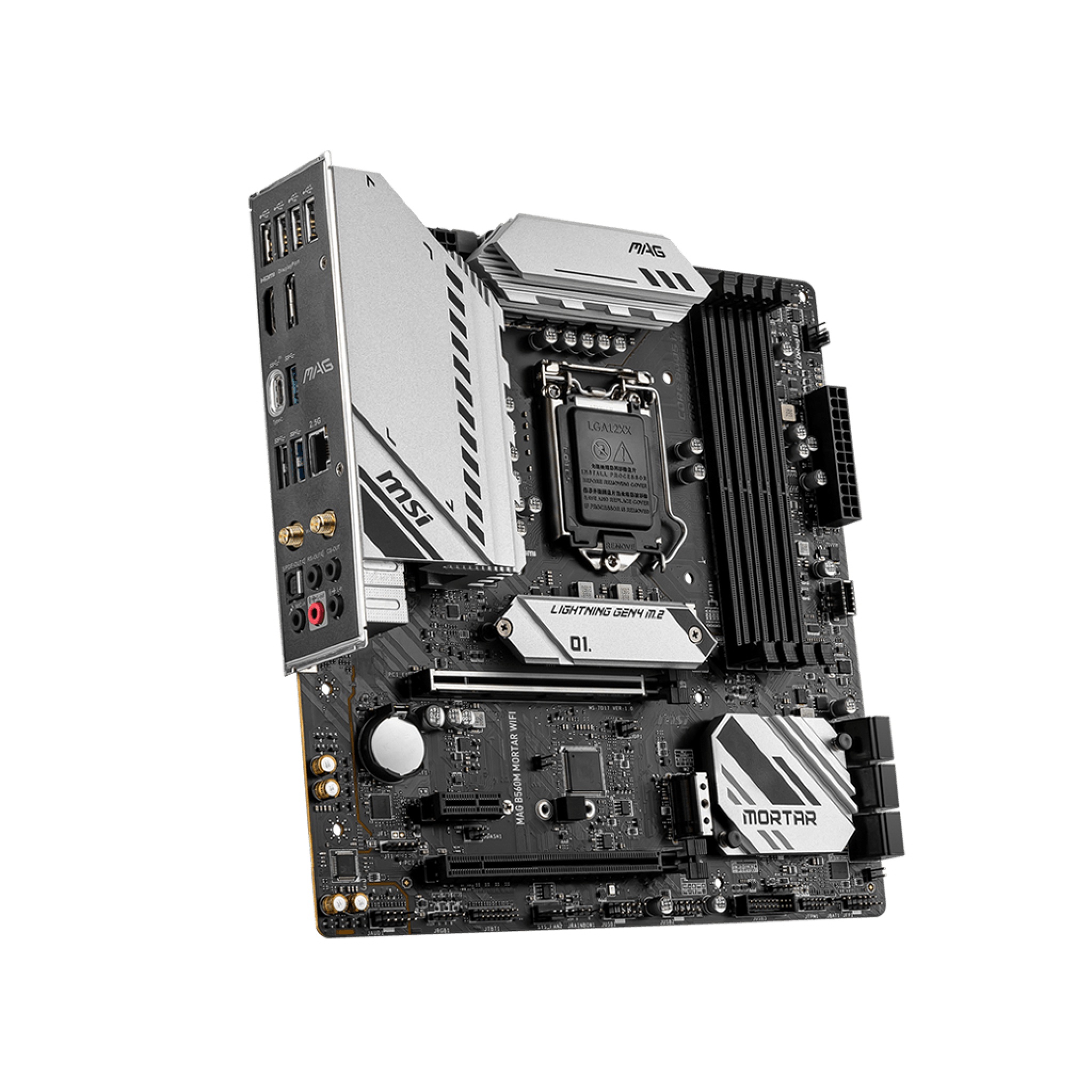 MSI MAG B560M Mortar Wifi LGA 1200 Micro ATX DDR4 Motherboard