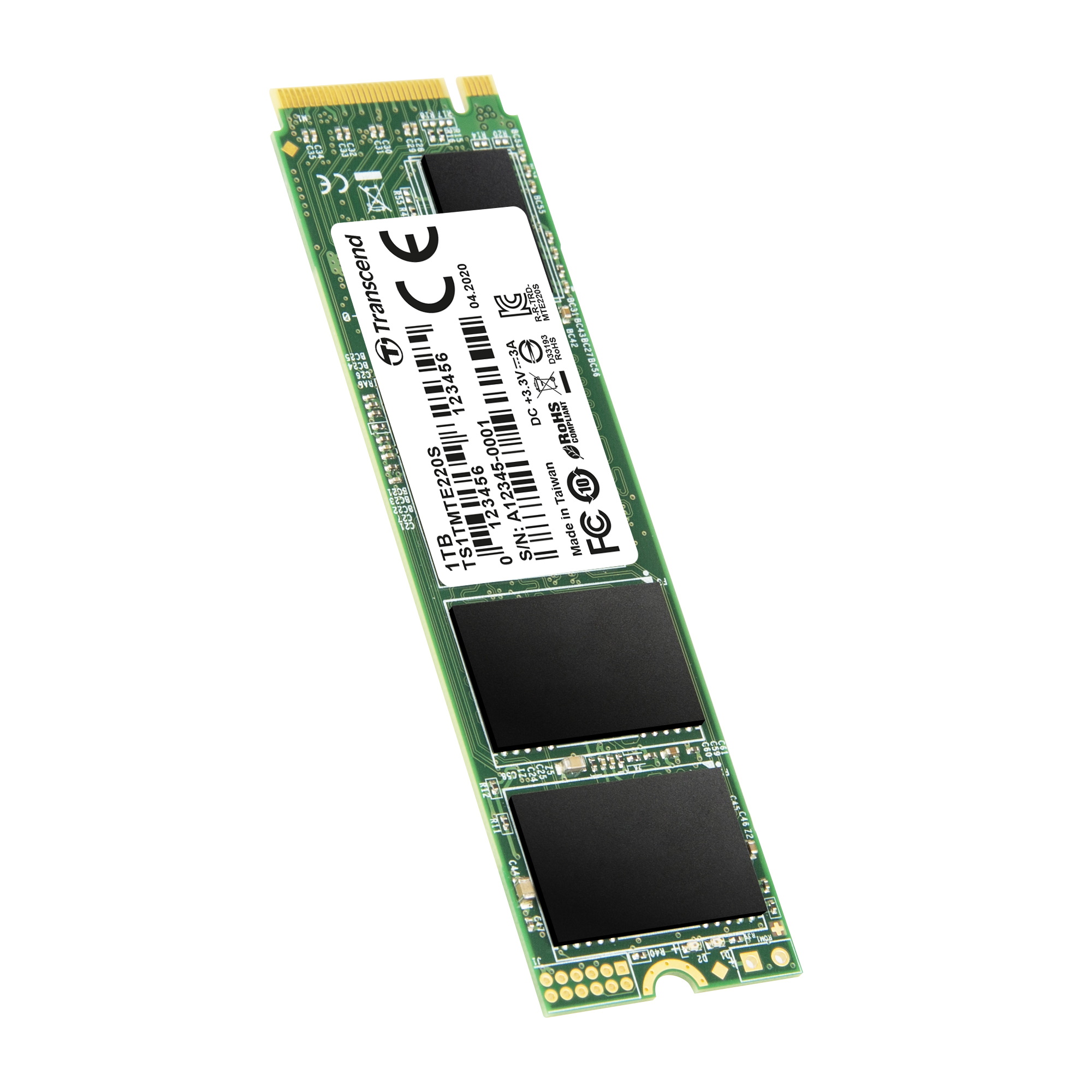 1TB PCIe Gen3x4 NVMe M.2 2280 TLC SSD | MemoryC