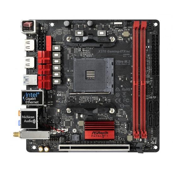 Asrock Fatal1ty AMD X370 Mini ITX AM4 DDR4-SDRAM Motherboard