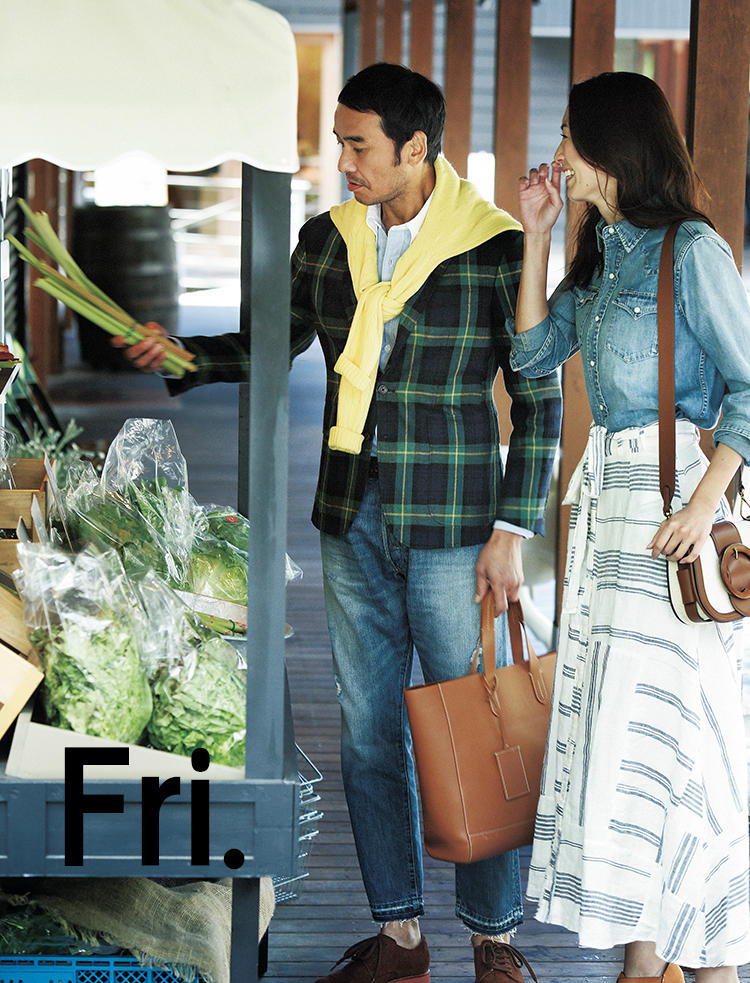 インスタ映えも考慮!? ラルフのタータンチェックジャケットで軽井沢を