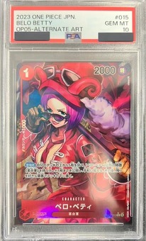 PSA10鑑定済】ベロ・ベティ【パラレル】《赤》 パラレル版OP05-015