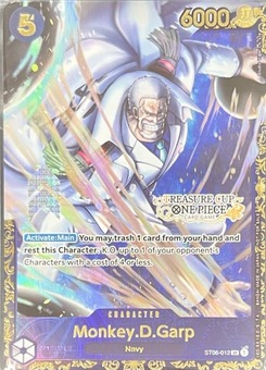 モンキー・D・ガープ【プロモ】《黒》未開封 英語版 英語版ST06-012