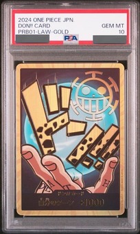 PSA10鑑定済】ドン！！カード【ドン】《トラファルガー・ロー『PRB01