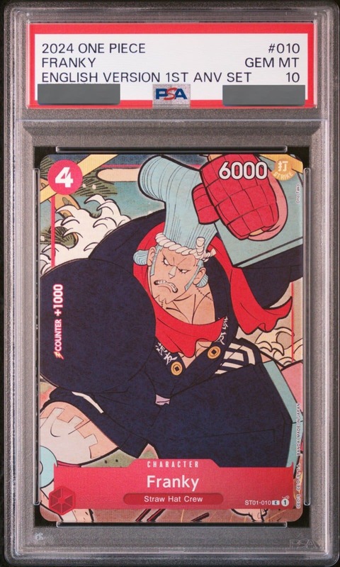 PSA10鑑定済】フランキー【プロモ】《赤》【英語版 1nd ANNIVERSARY