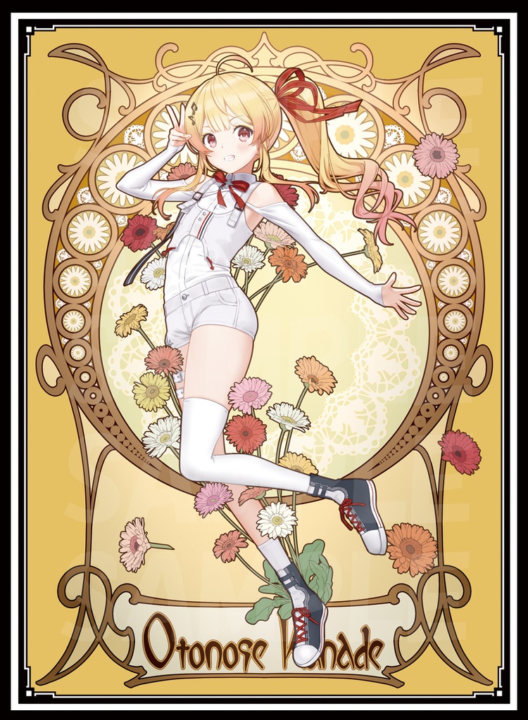 スリーブ『ミュシャ風音乃瀬奏』60枚 販売ページ｜ホロライブカード