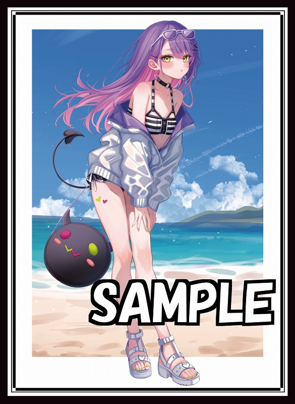 スリーブ『サンパン/常闇トワ水着』60枚 販売ページ｜ホロライブカード