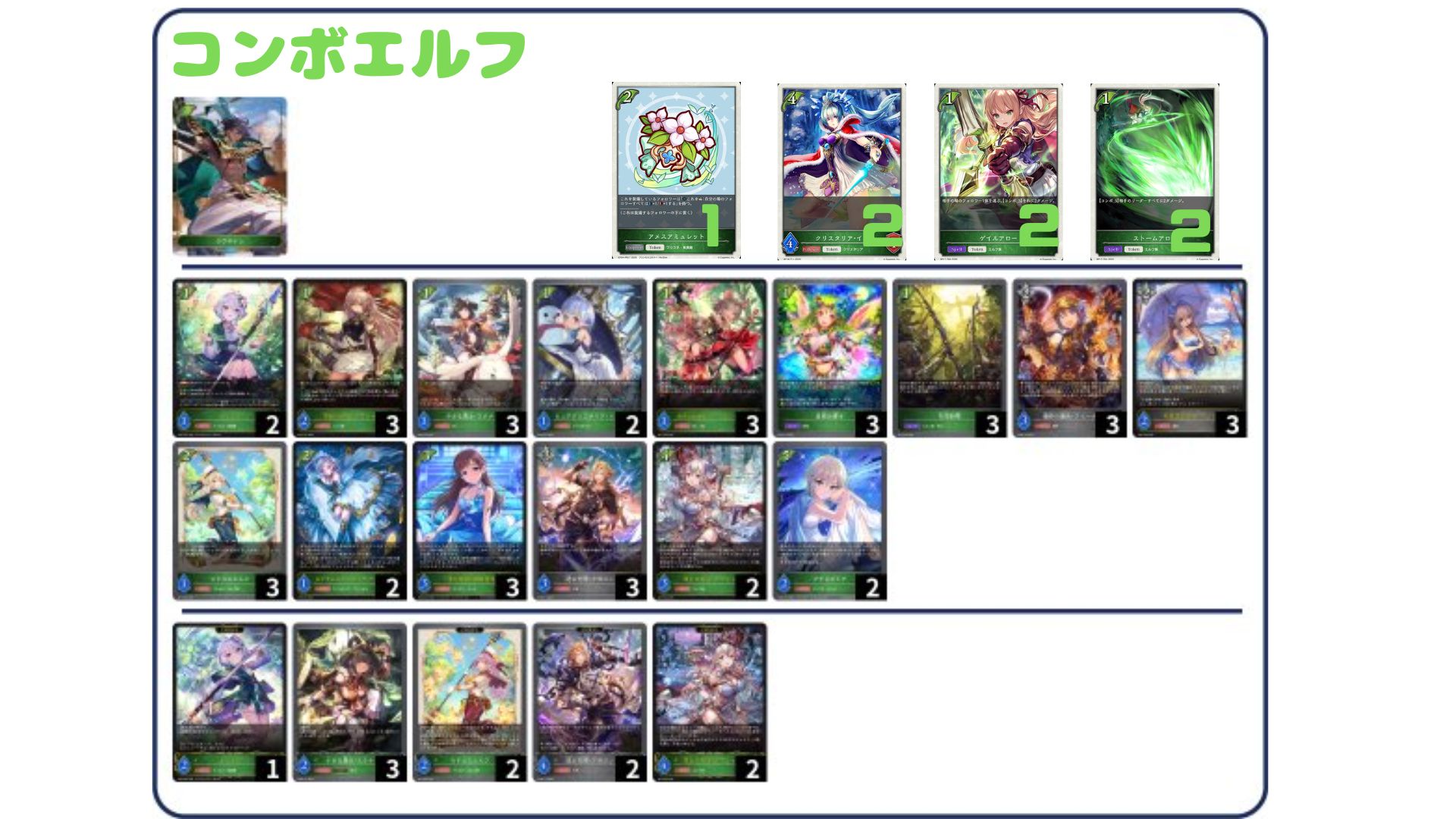デッキ販売】コンボエルフ 販売ページ｜シャドバ通販｜高価買取も実施